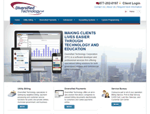 Tablet Screenshot of diversifiedtechnology.net